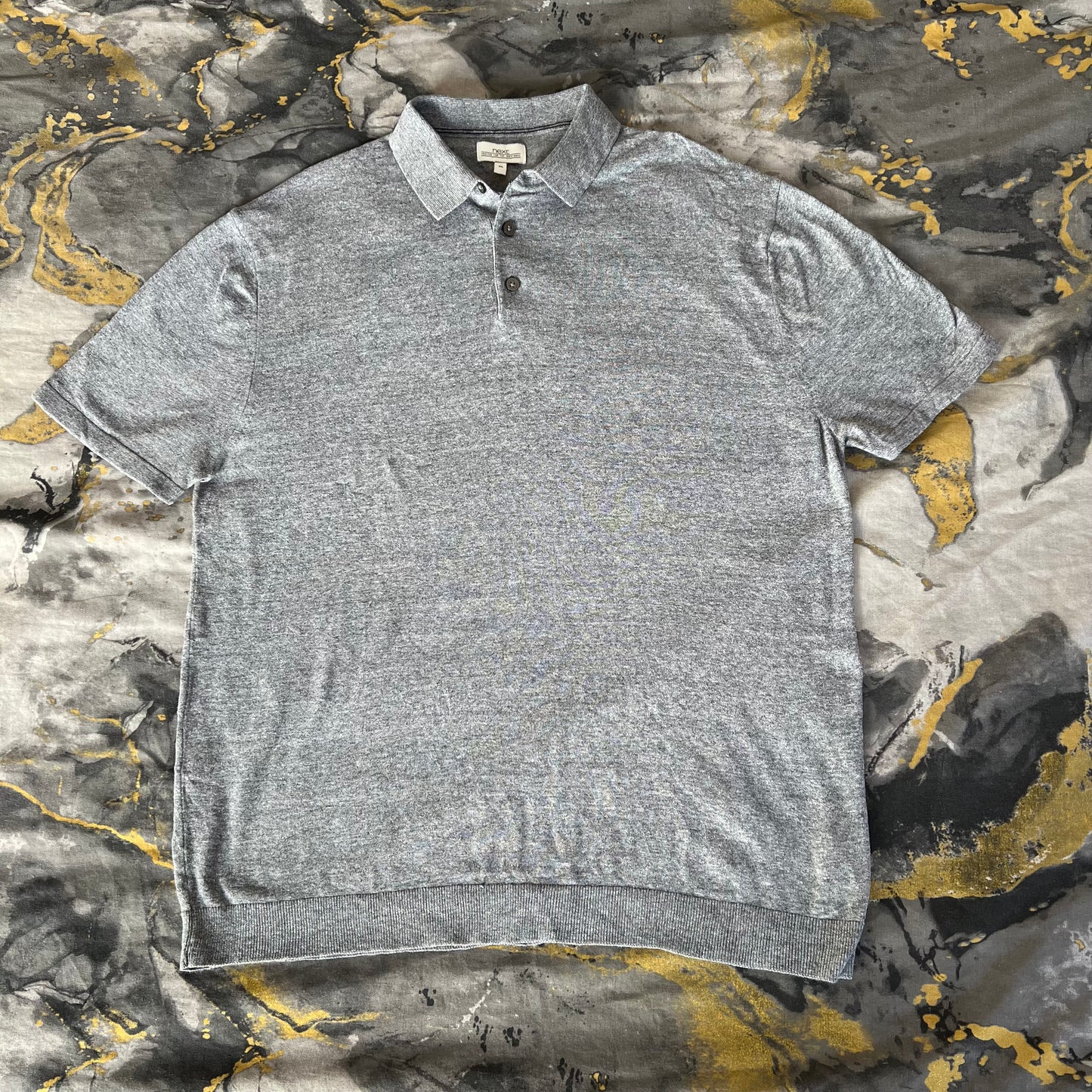 Fine Soft Cotton Gray Polo