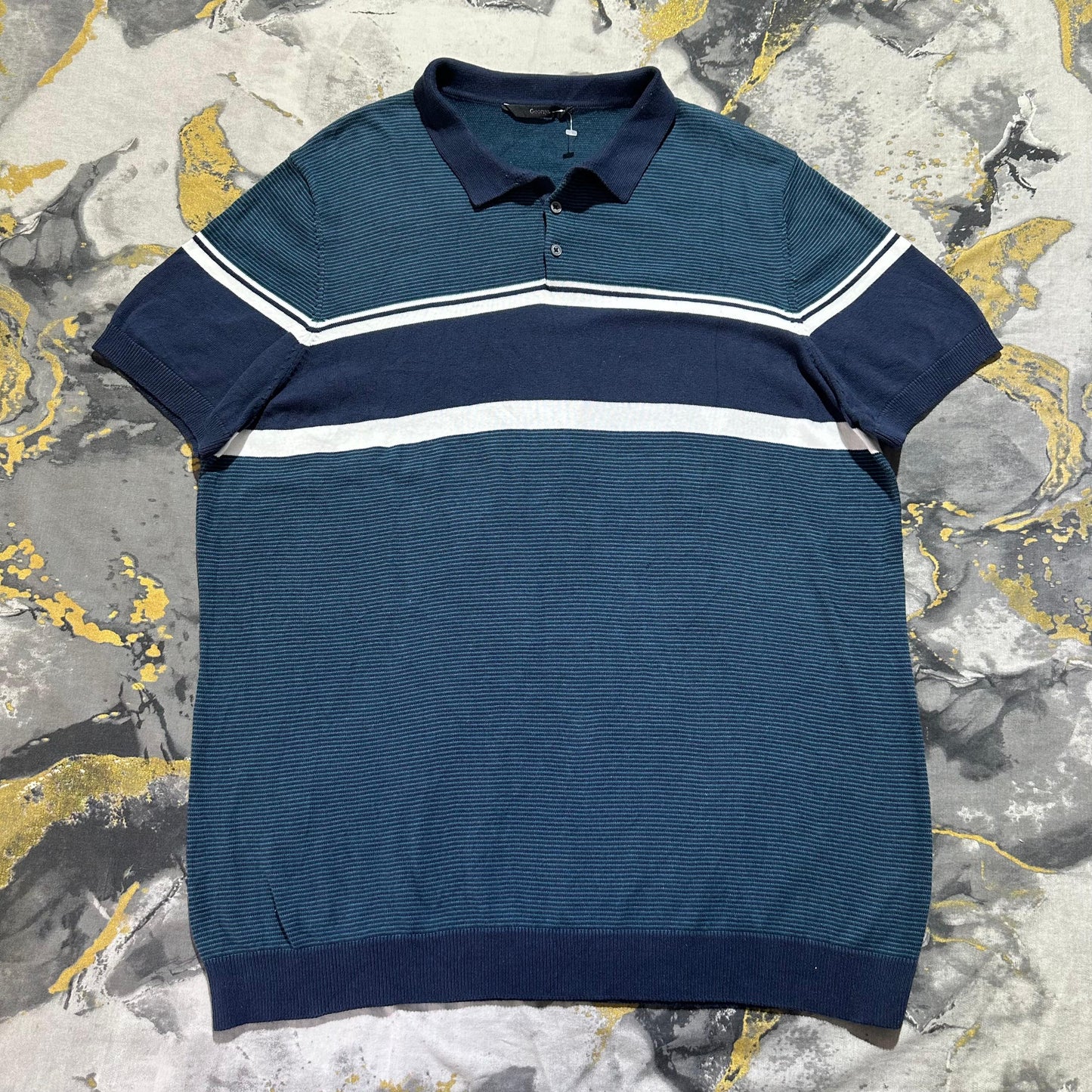 Blue Shaded Polo