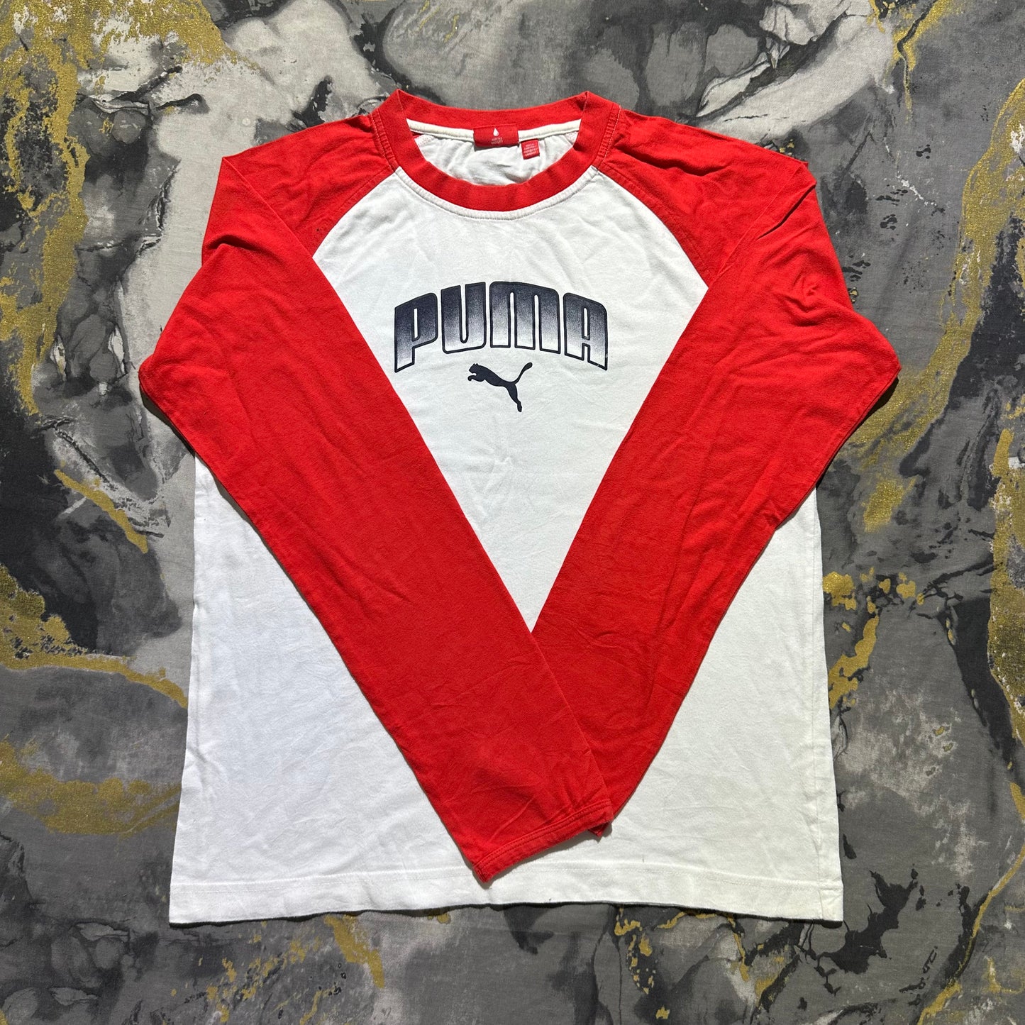 Puma Full Sleeves Cotton Crew Neck Tee Shirt