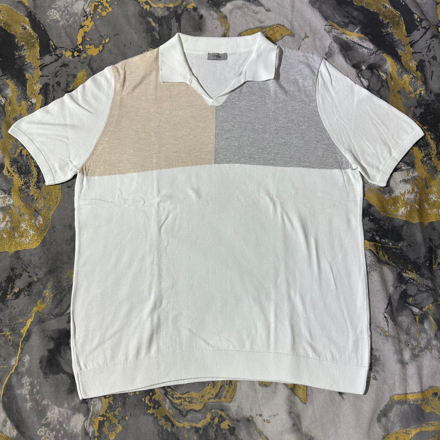 White Pastel Colour Busan Collar Polo