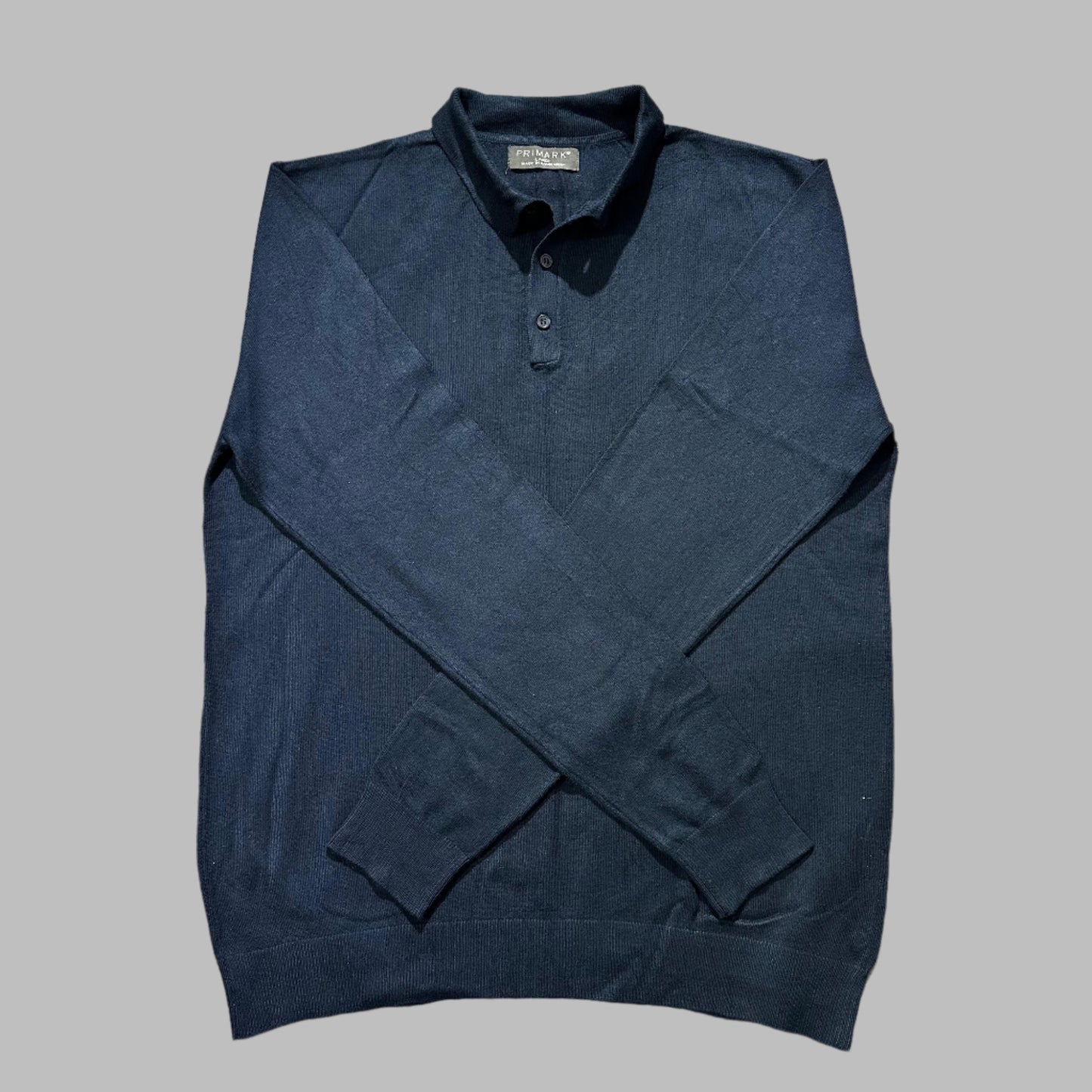 Blue Full Sleeves Polo