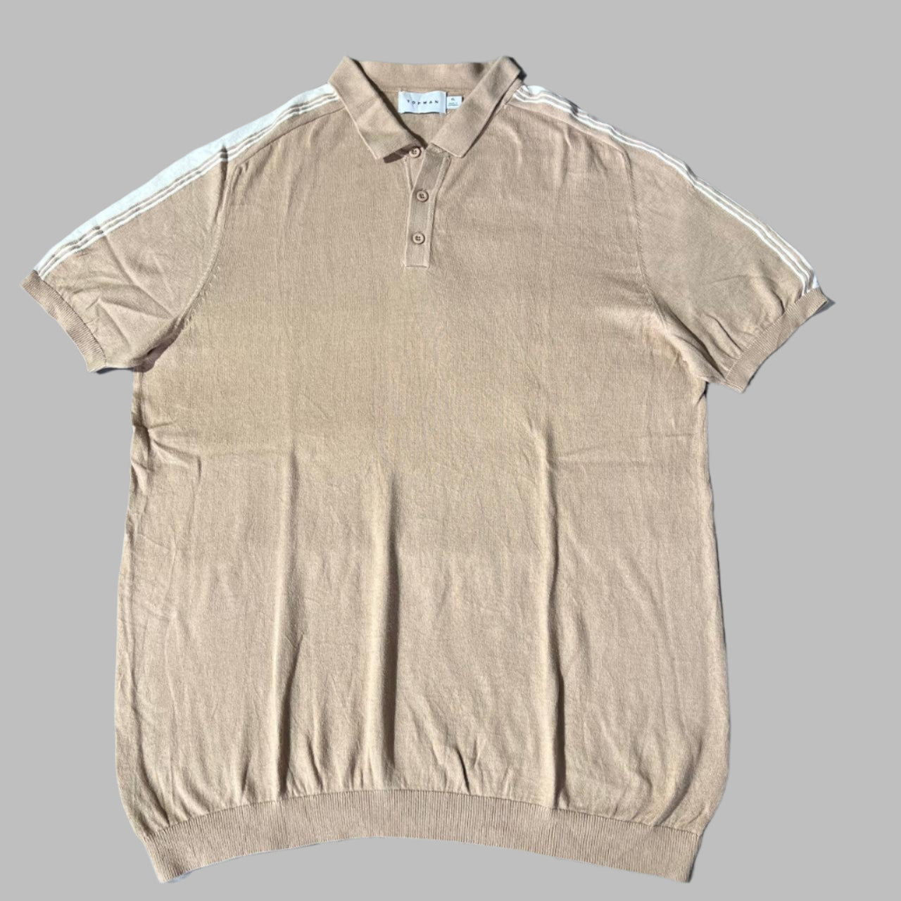 Skin Color Half Sleeves Polo