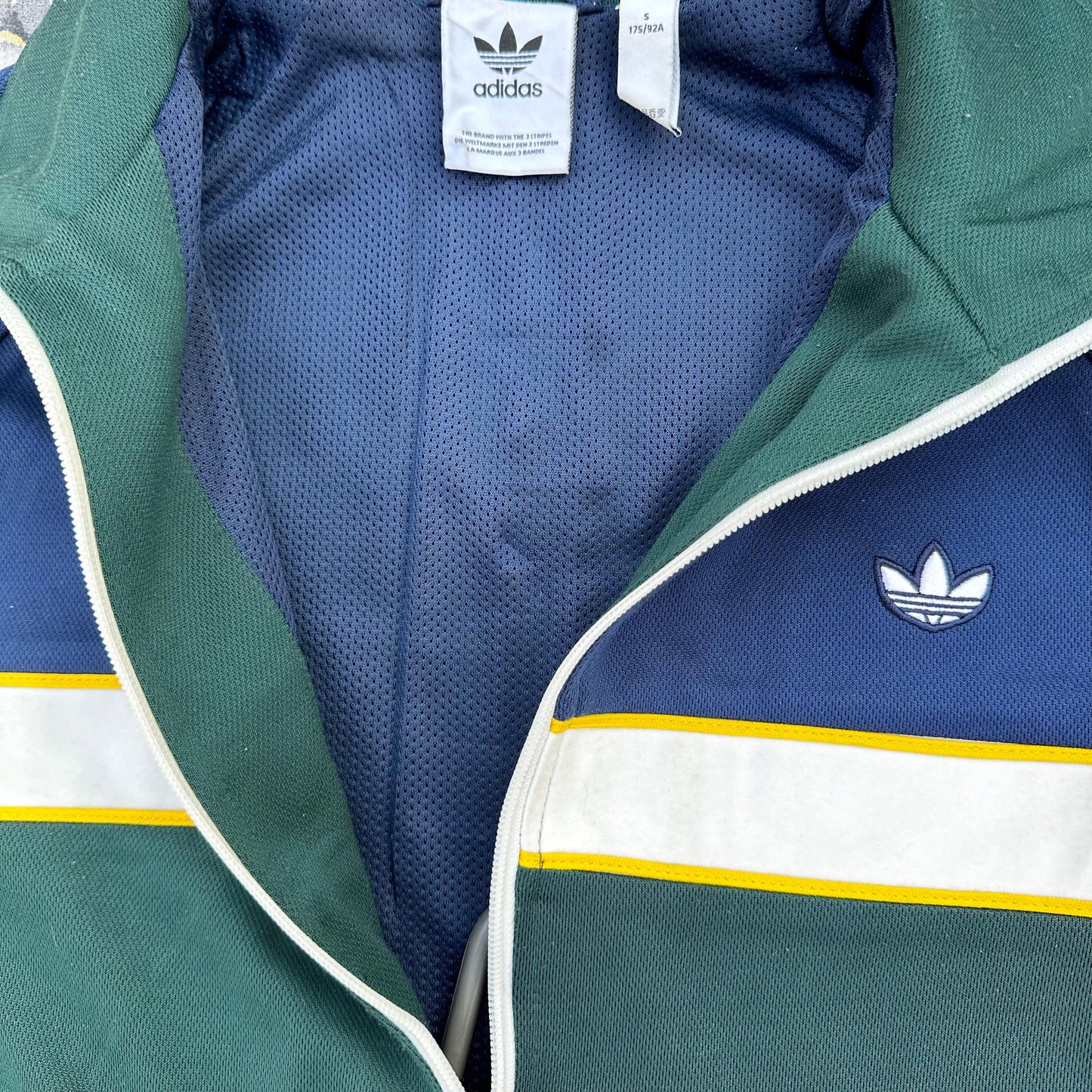 Green Blue Stripes Jacket