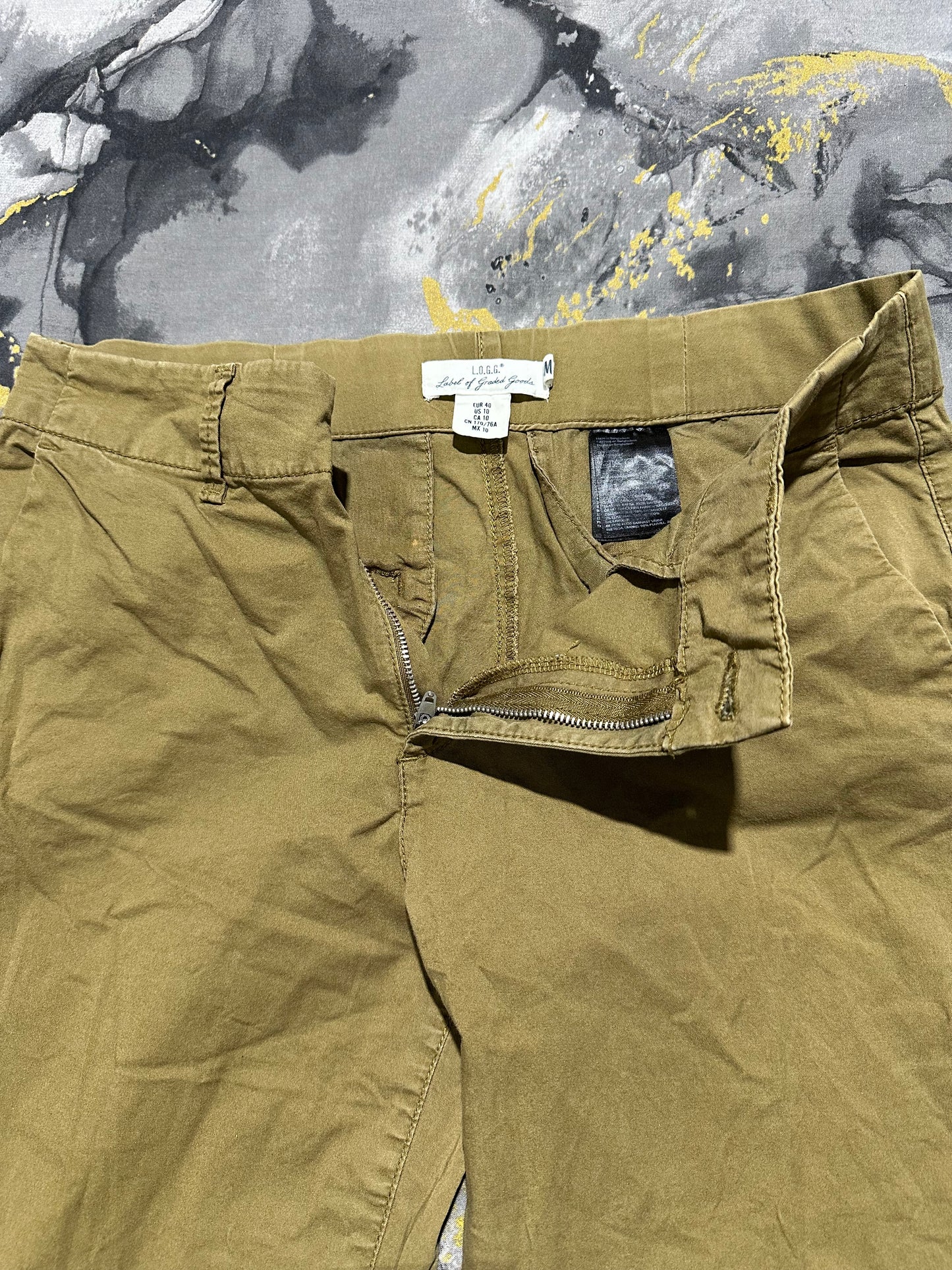 H&M Khaki Chino Soft Cotton Pants