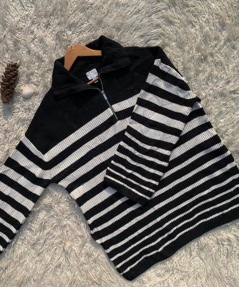 Striped Zipper