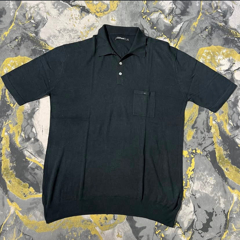 Black Pocket Polo