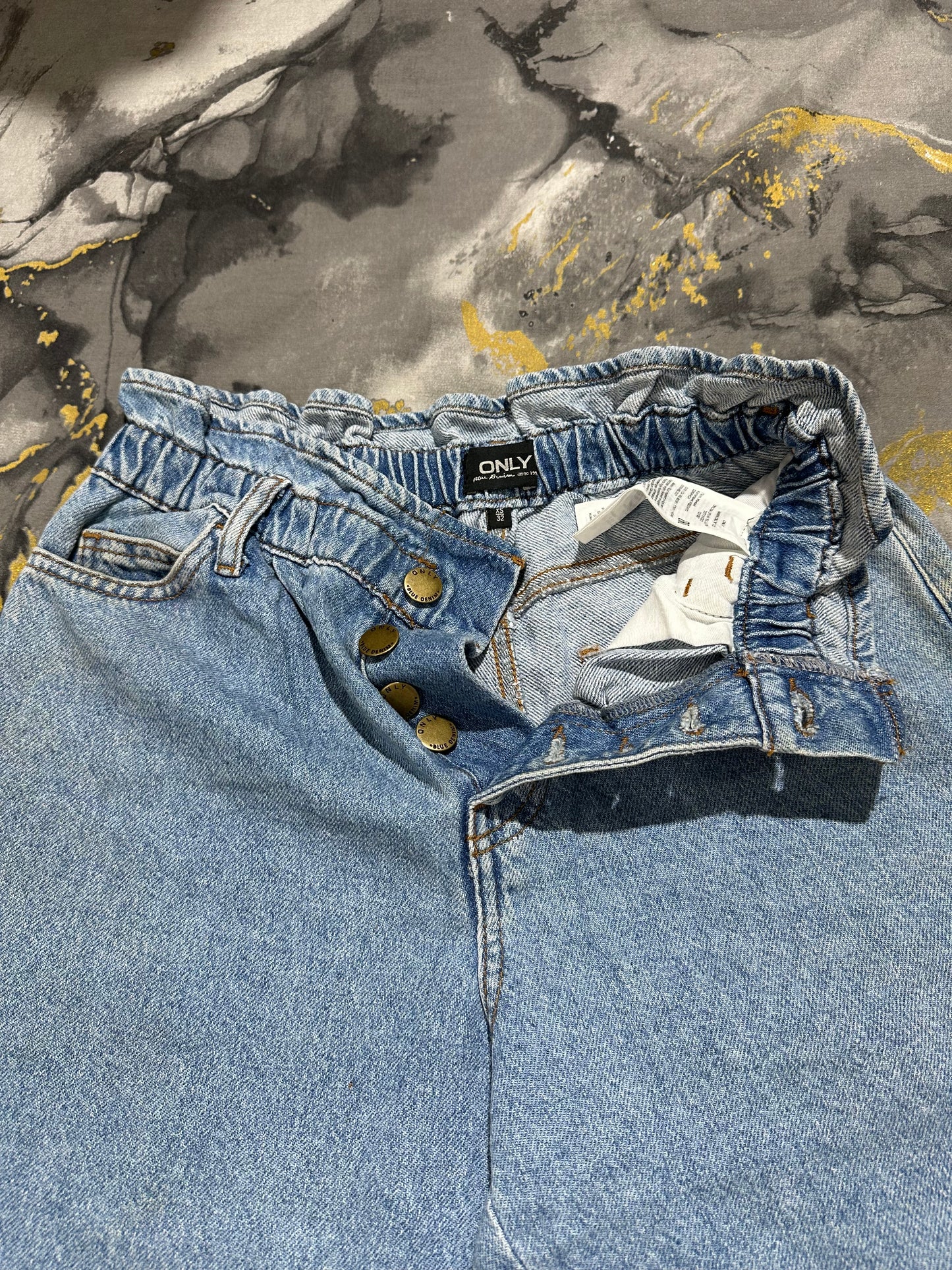 Light Blue Relaxed Tapered Fit Unisex Jeans