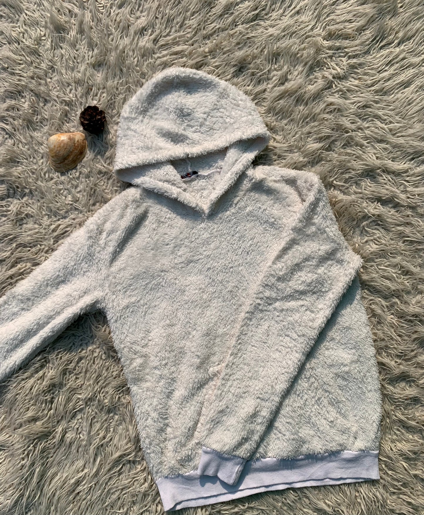 White-Fur Hoodie