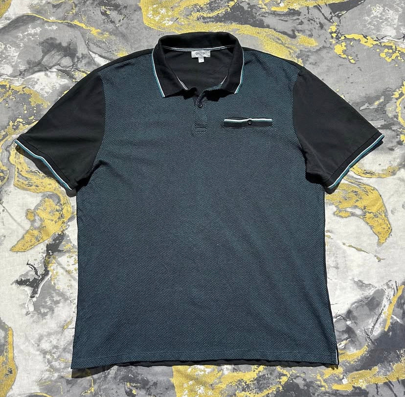 Sea Green Black Blend Polo