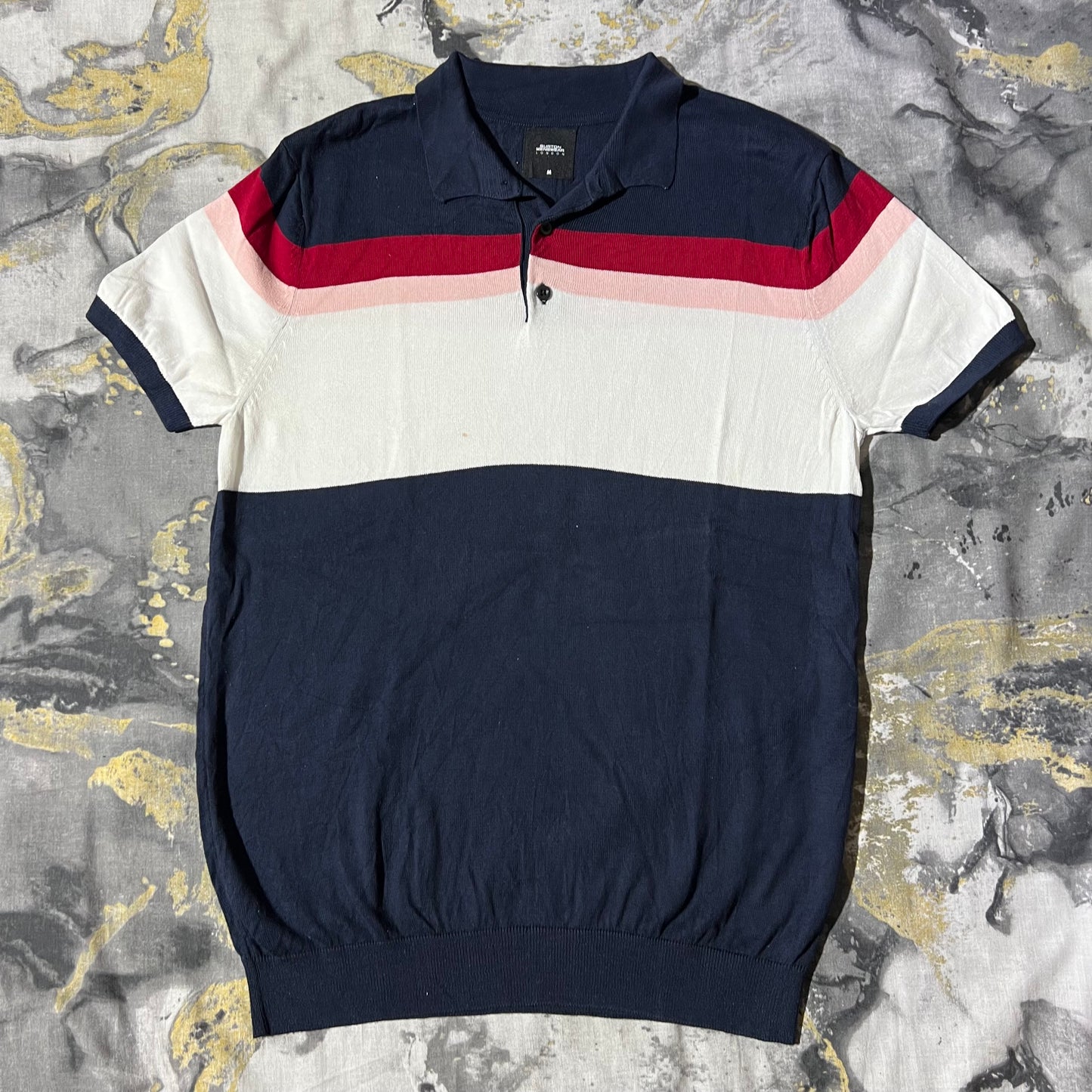 Burton London Luxury Soft Cotton Knitted Polo