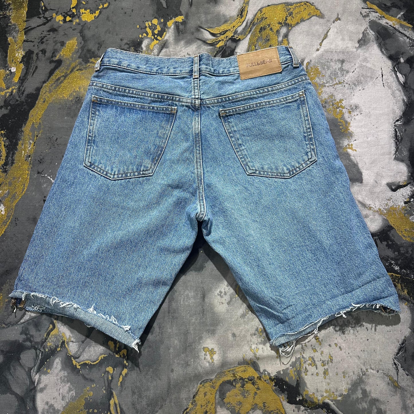 Light Blue Denim Shorts