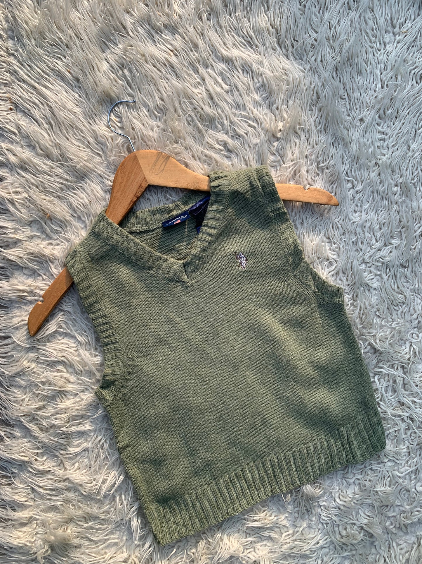 Green Sleeveless Sweater