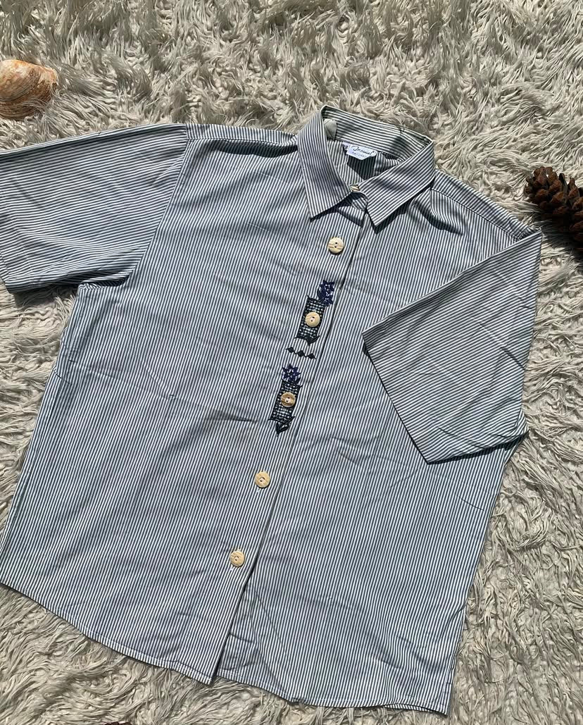 Green Embroidered Shirt