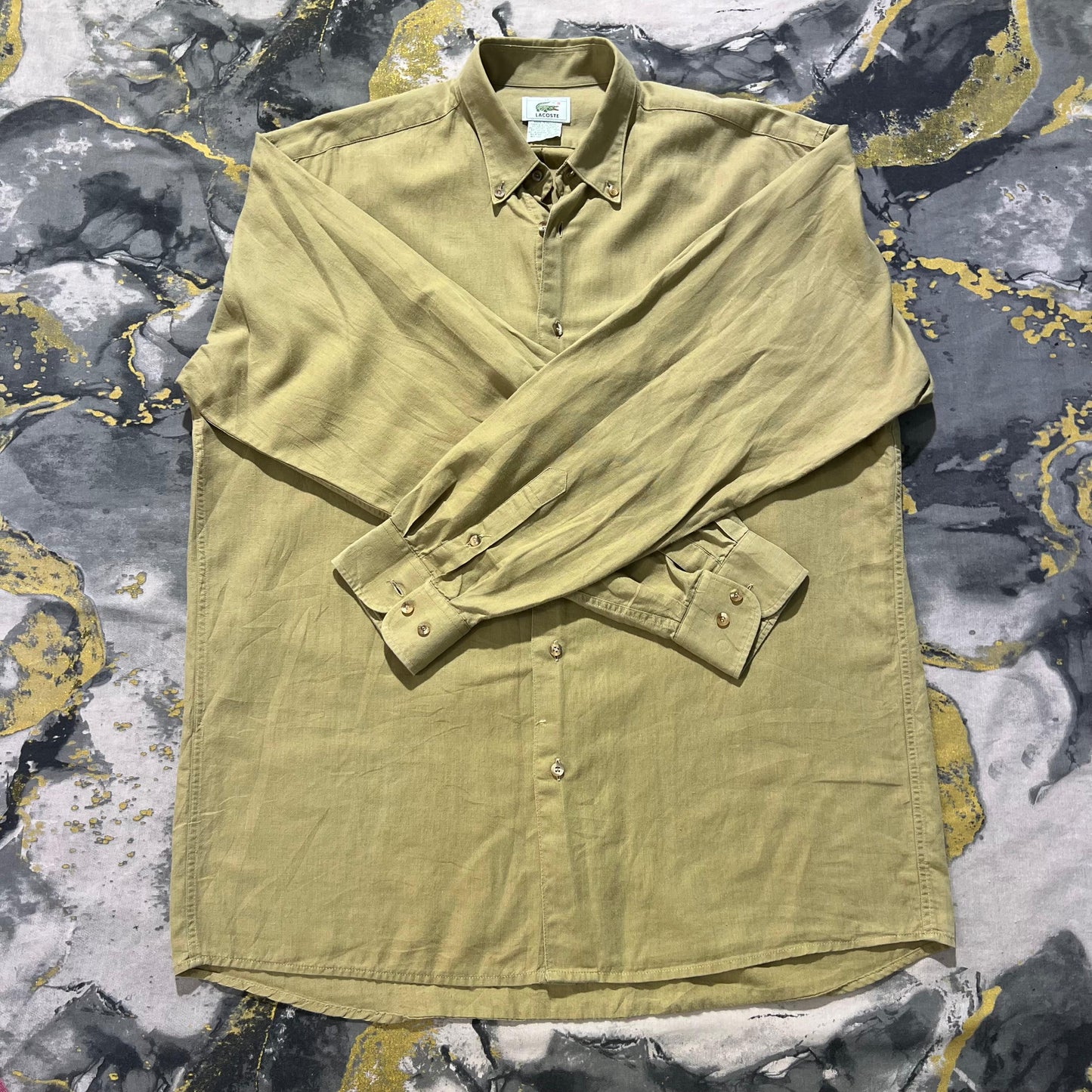 Mustard Button Down Shirt