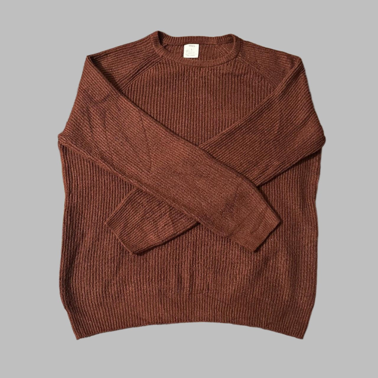Brown Supersoft Cotton Knitted Sweater