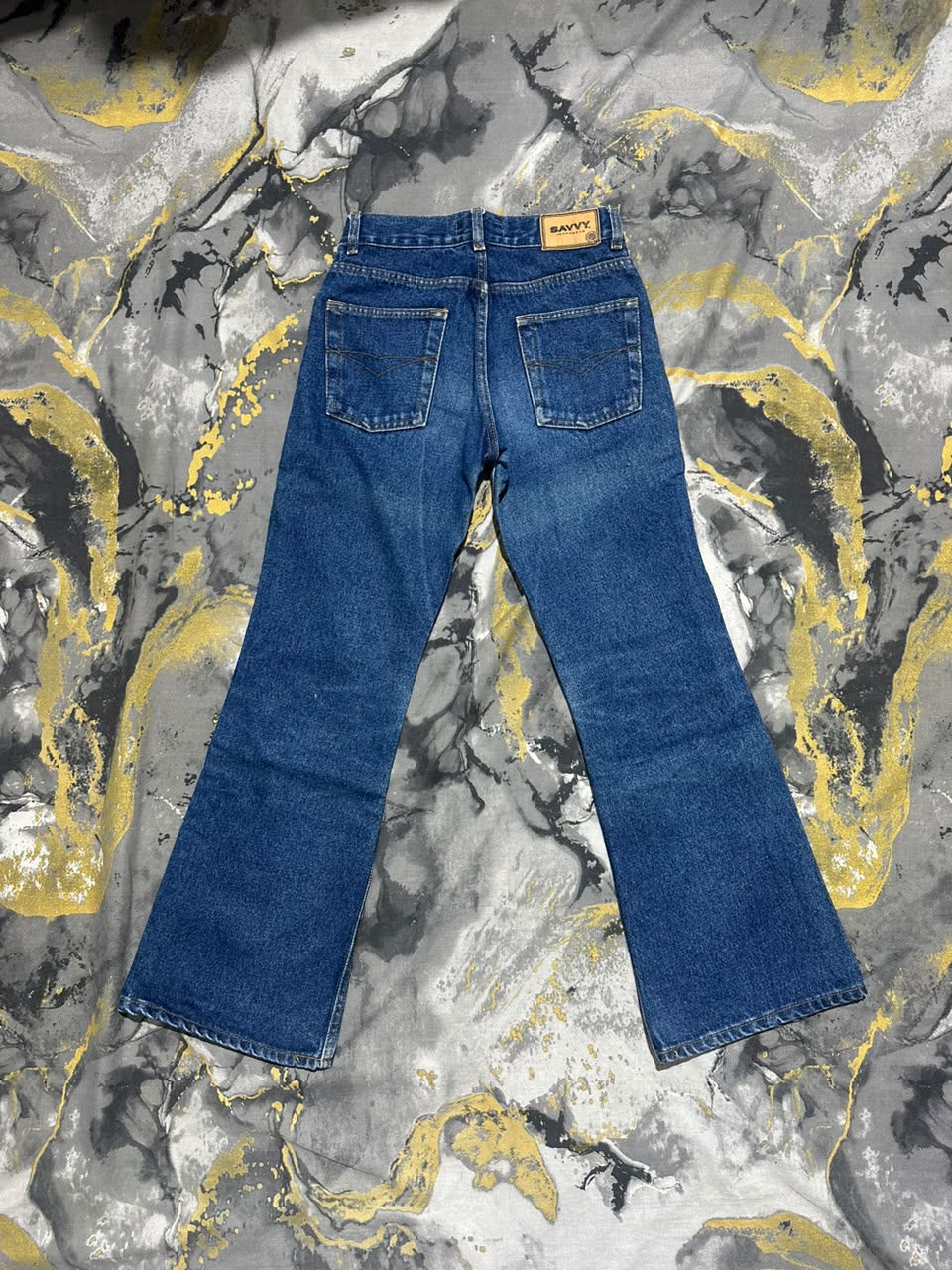 Women Savy Dark Blue Bootcut Jeans