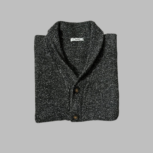 Extra Large Grey Button Down Sweater