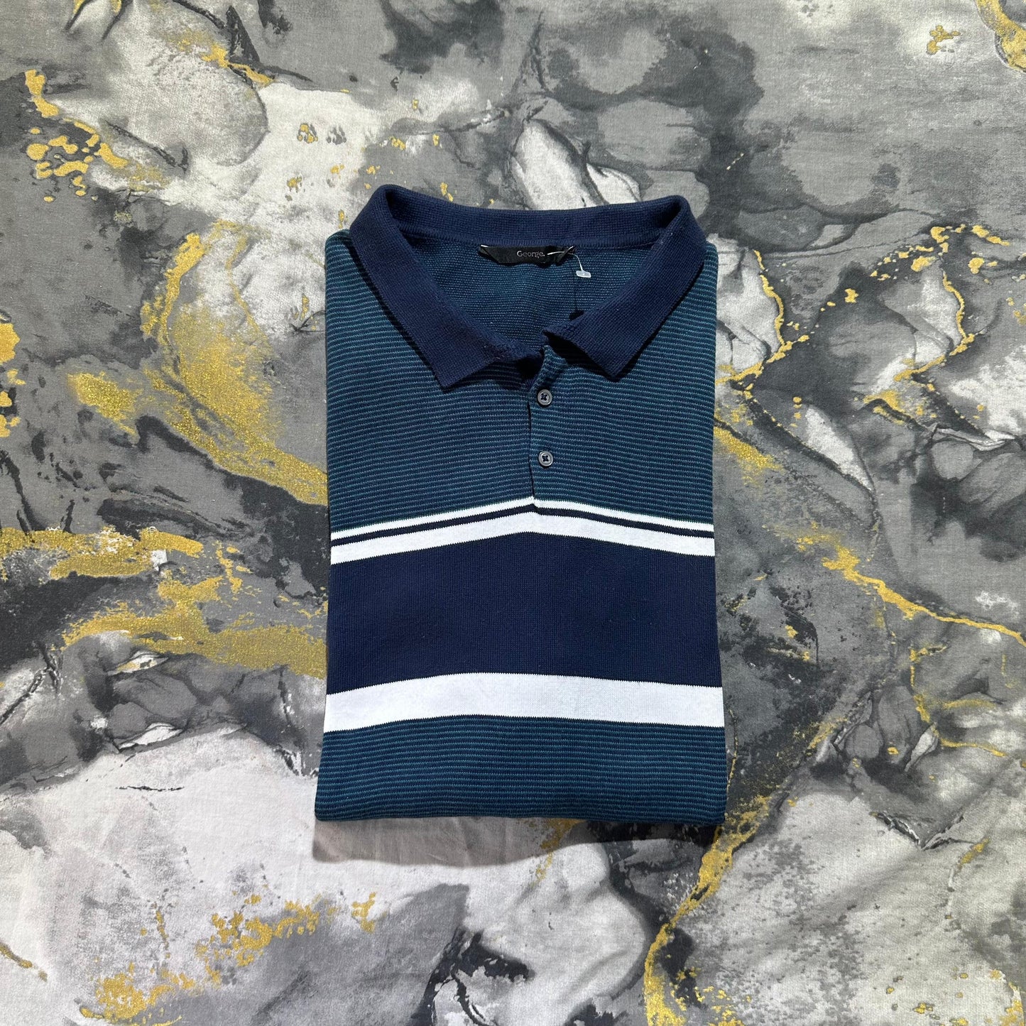 Blue Shaded Polo