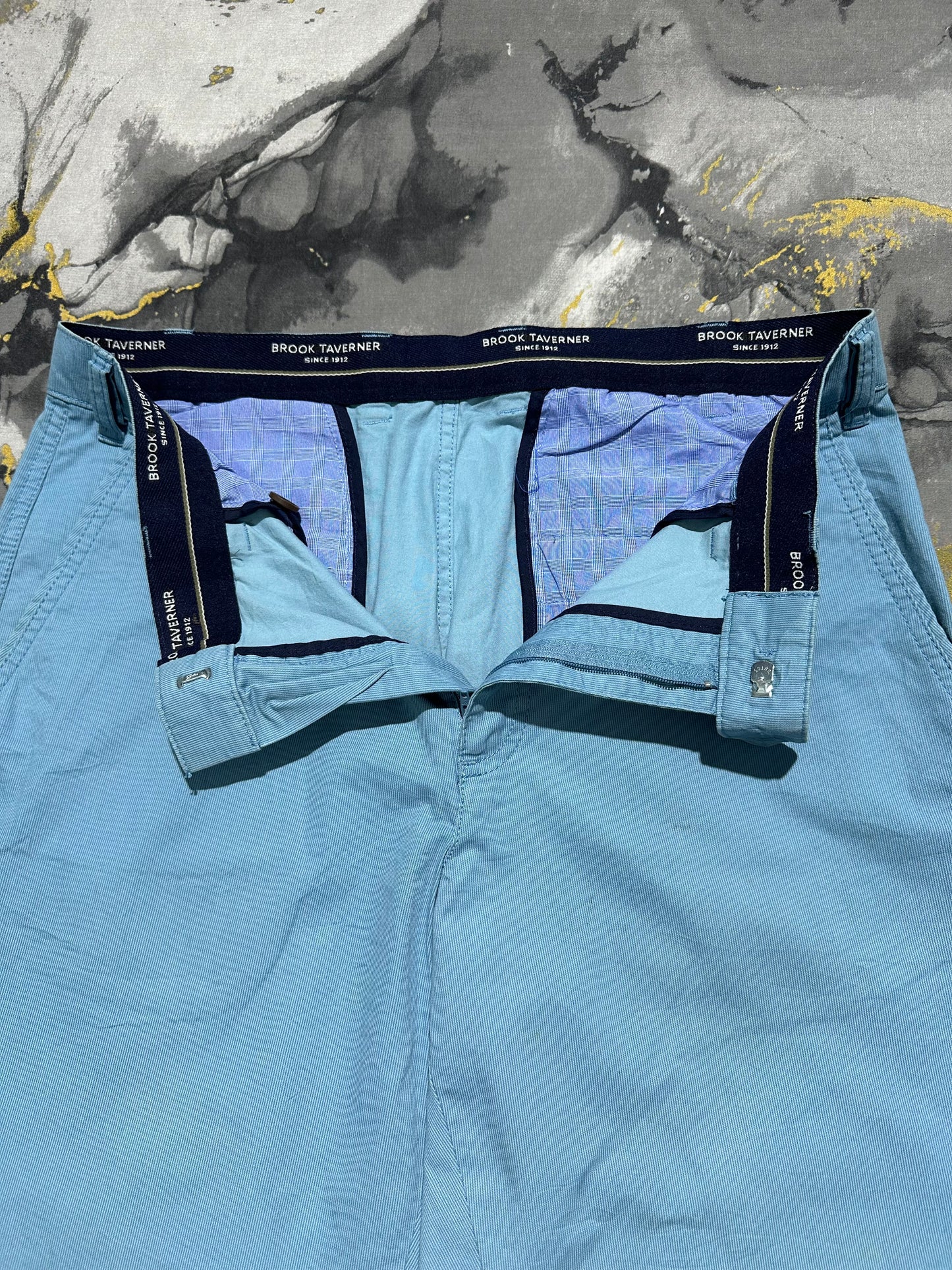Premium Luxury Cotton Ice Blue Pants