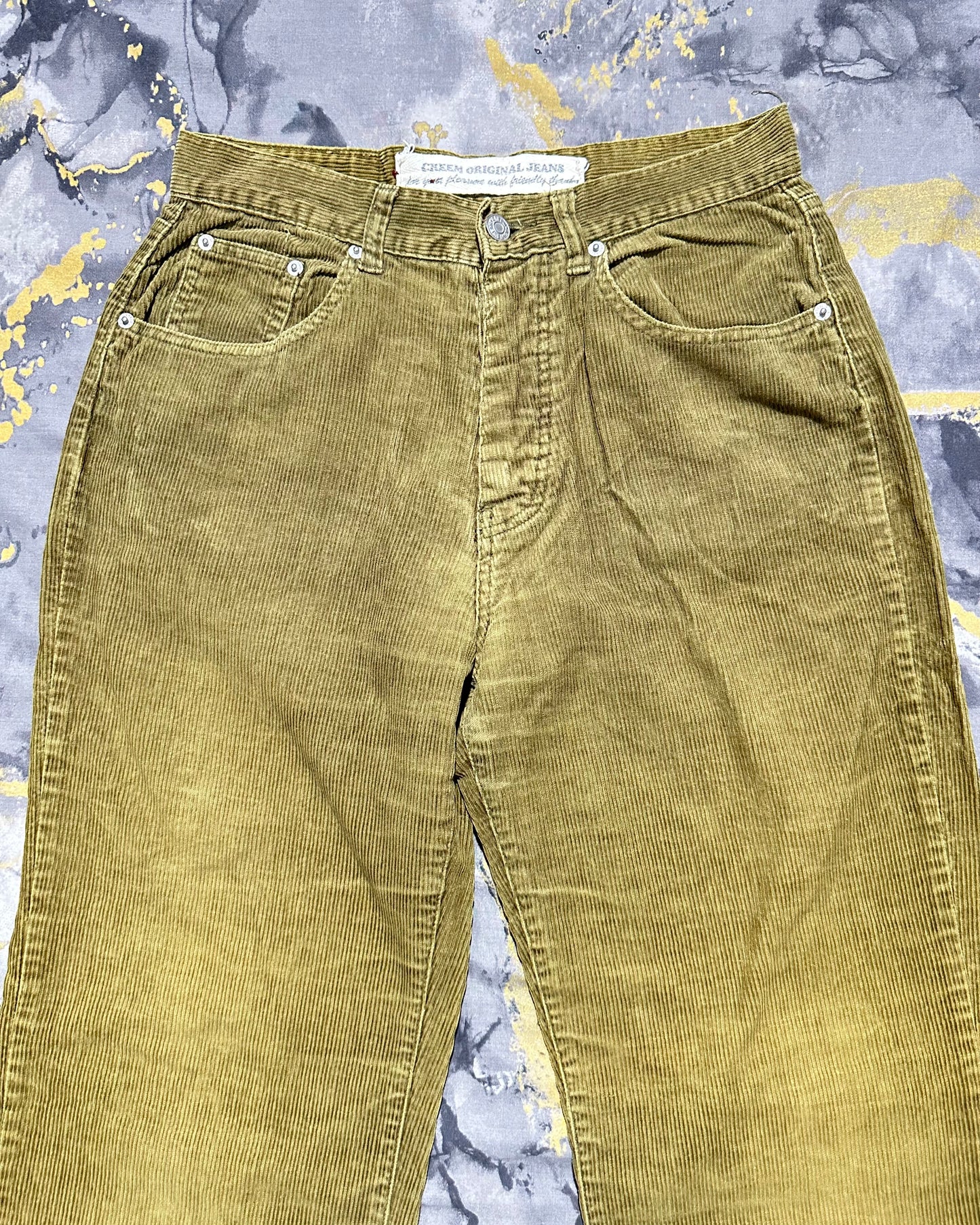 Dark Green Corduroy Pants