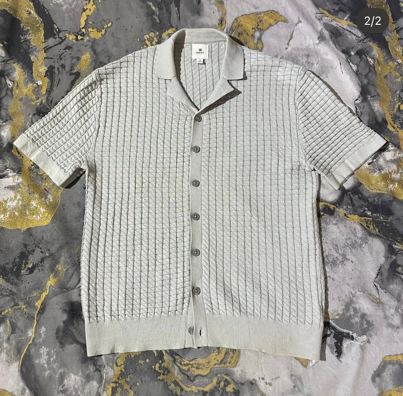 Stone Grey Button Down Shirt