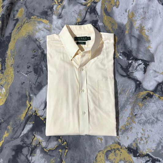 Ralph Lauren Classic French Collar Light Yellow Shirt