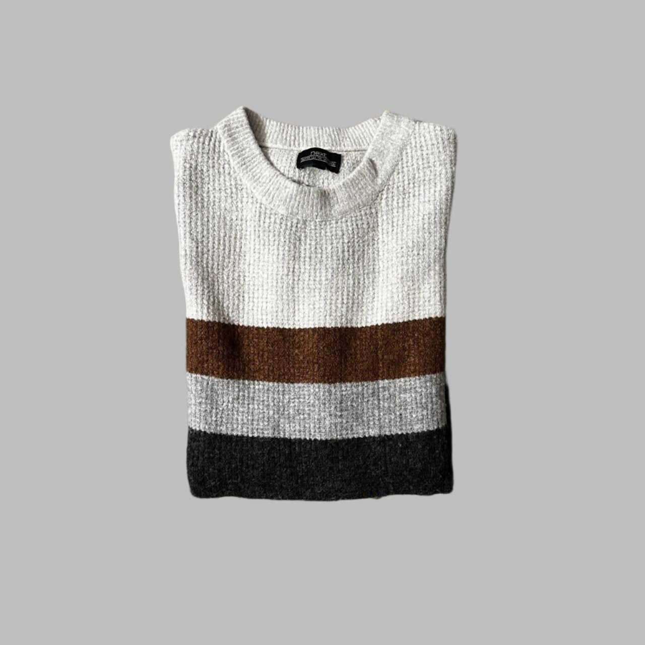 Soft Wool Blend Full Sleeves Knitted Sweater