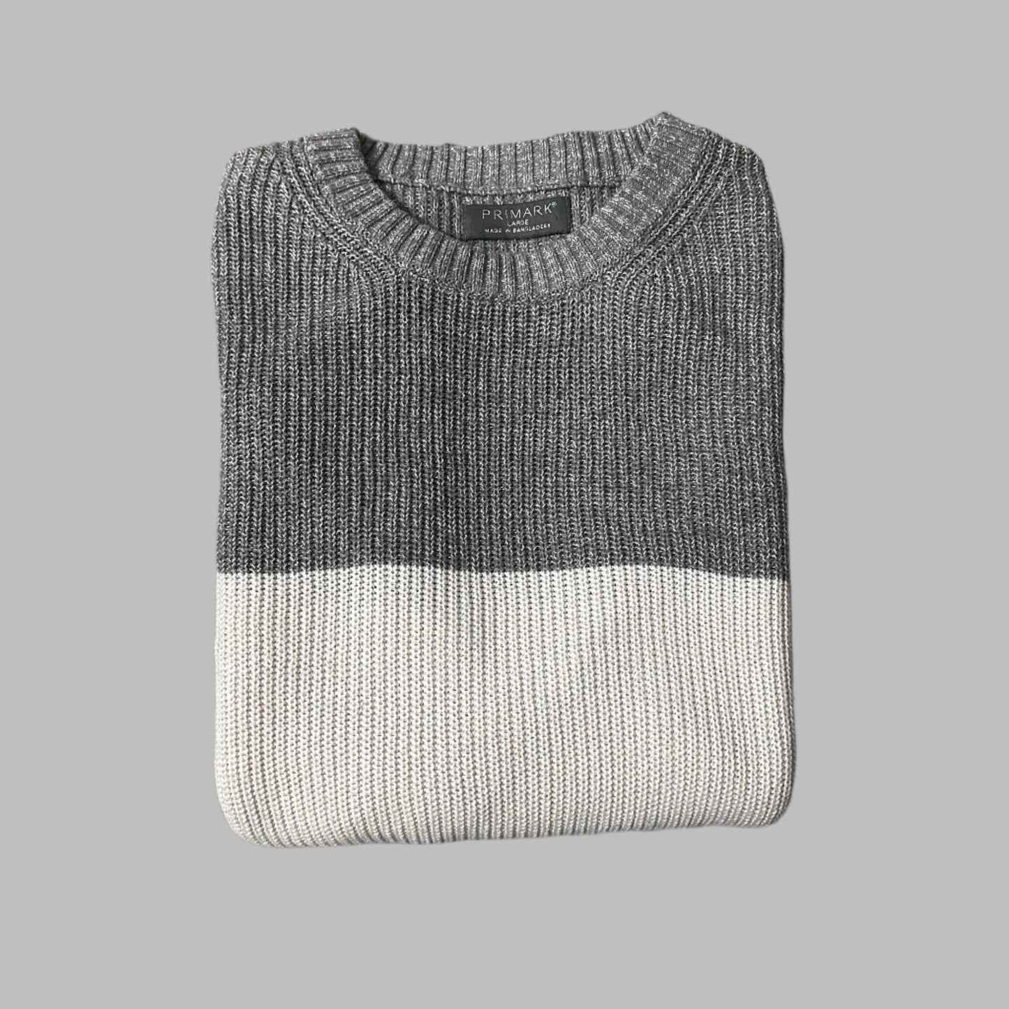Stripes Knitted Full Sleeves Sweater