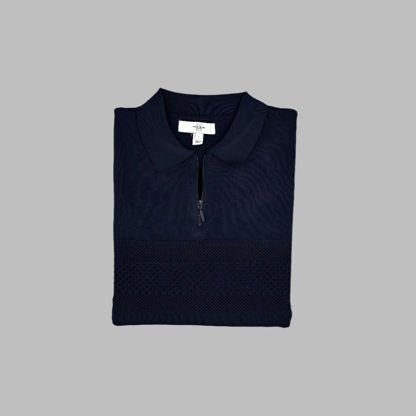 River Island Full Sleeves Knitted Half Zipper