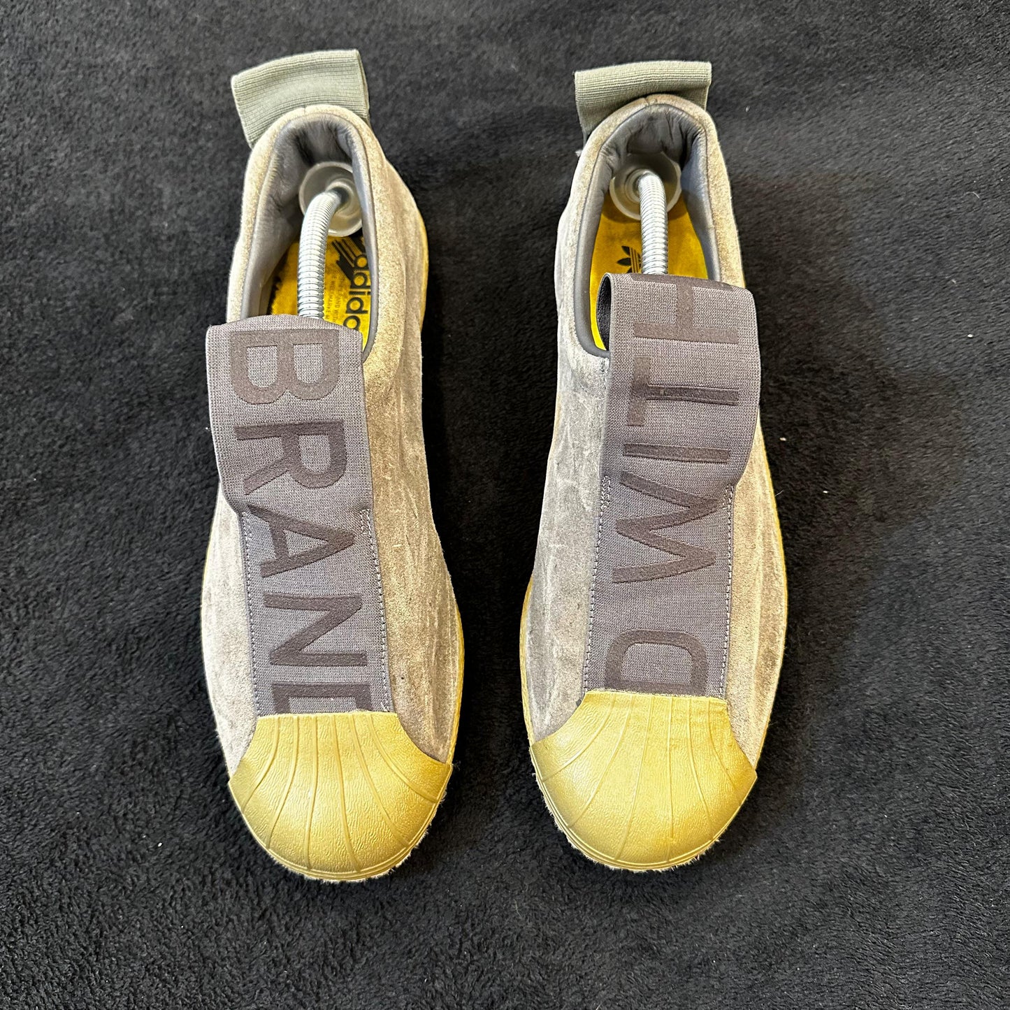 Light Grey Slip Ons Shoes