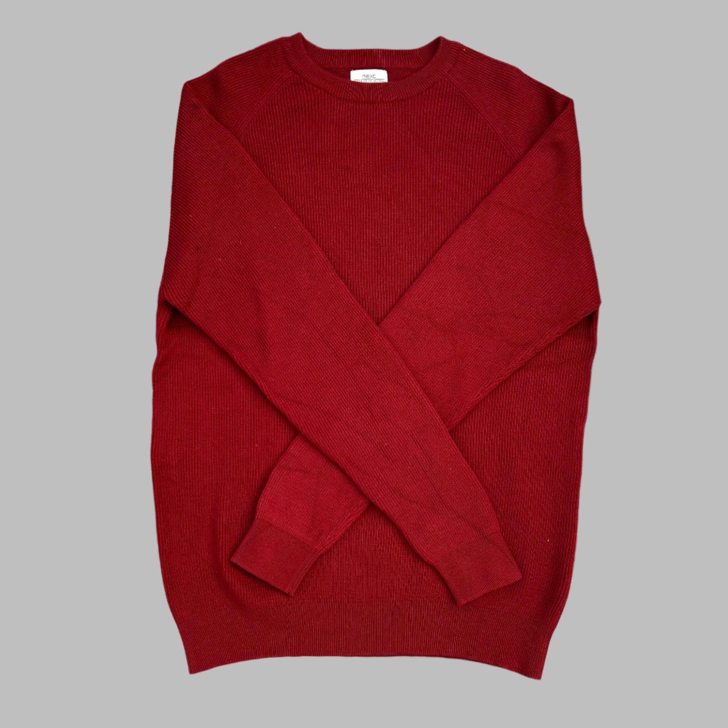 Small Red Full Sleeves Sweater