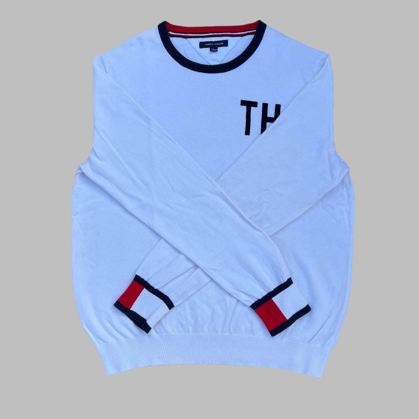 White Full Sleeves Sweatshirt