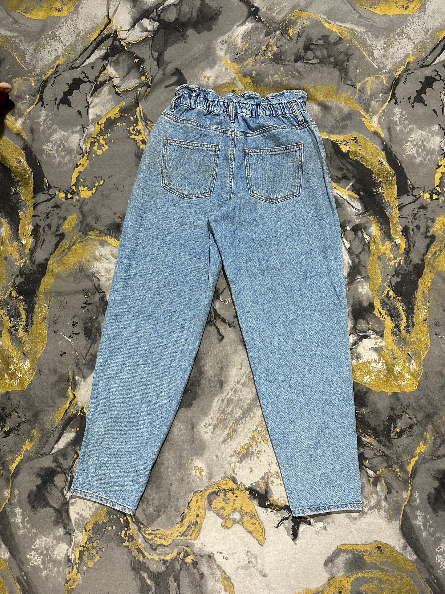Light Blue Relaxed Tapered Fit Unisex Jeans