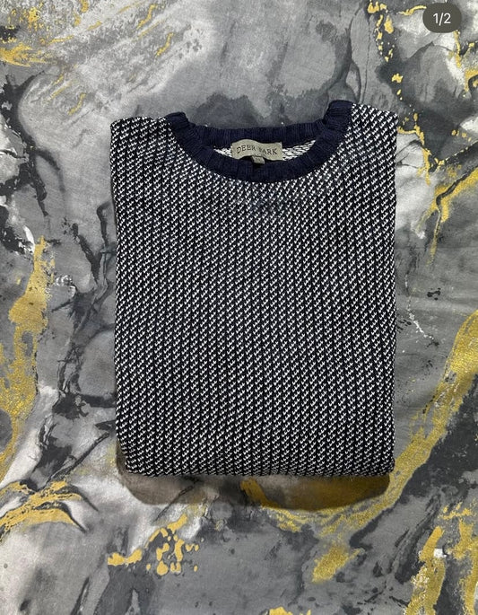 Grey Patterned Sweater