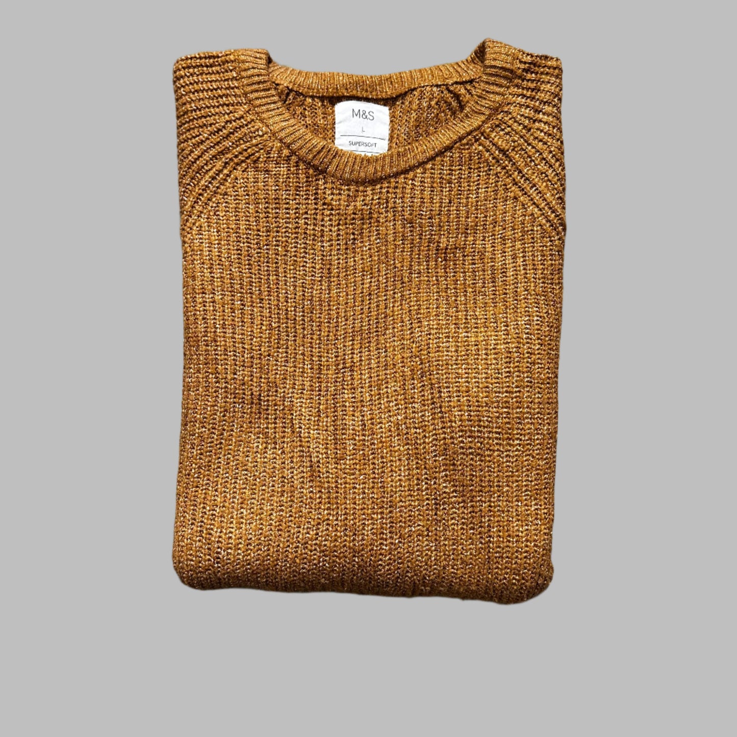 Mustard Soft Cotton Full Sleeves Sweater