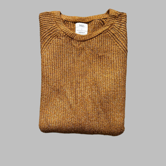 Mustard Soft Cotton Full Sleeves Sweater