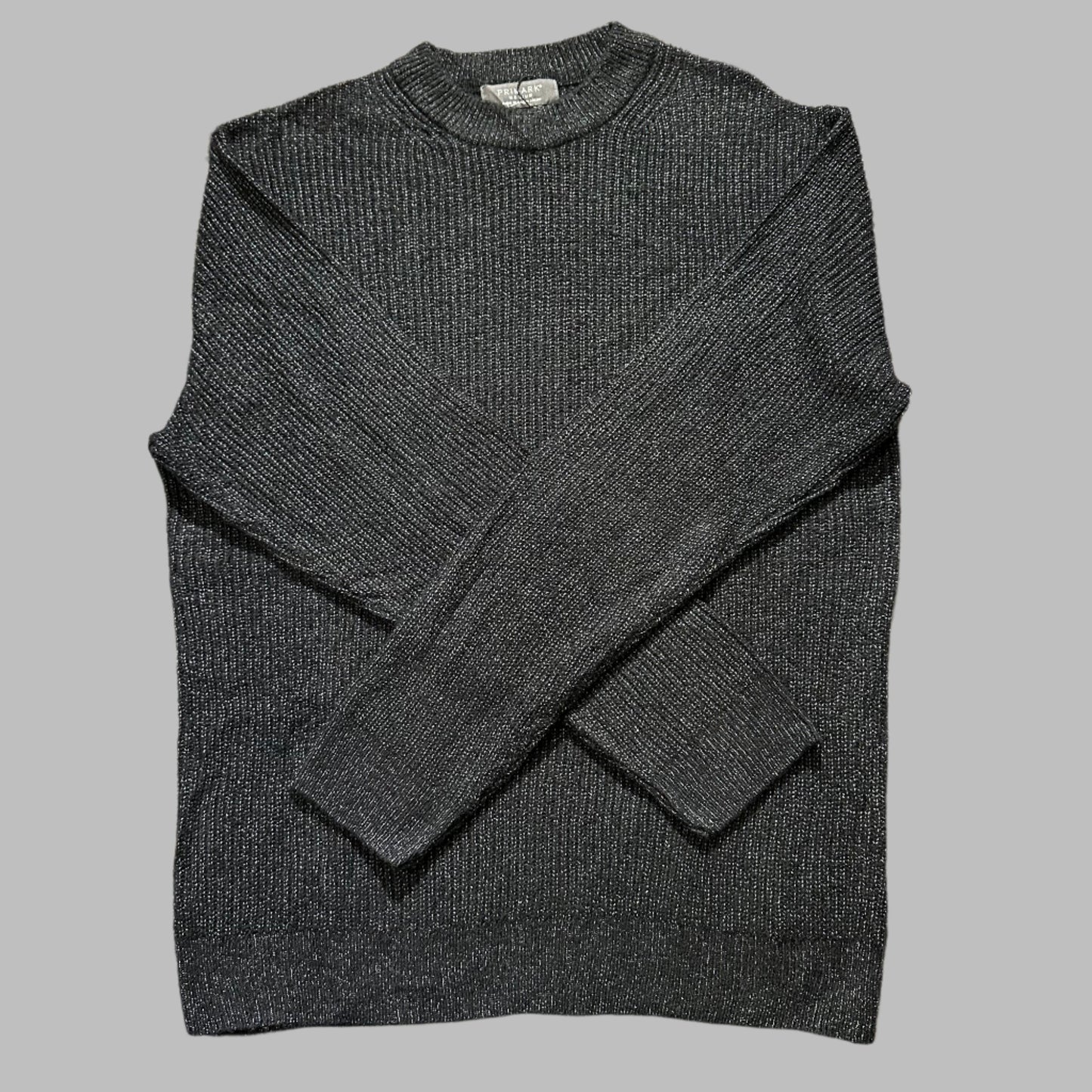 Black Soft Cotton Full Sleeves Sweater