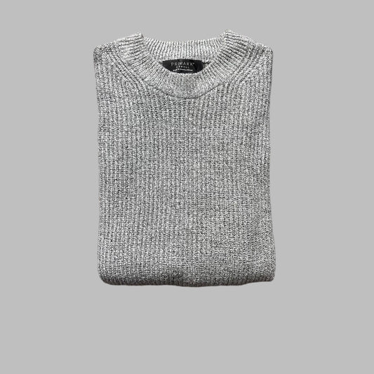 Grey Soft Cotton Full Sleeves Sweater