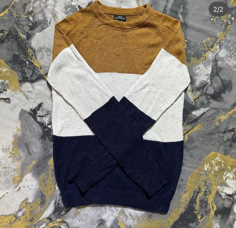 Knitted Striped Sweater