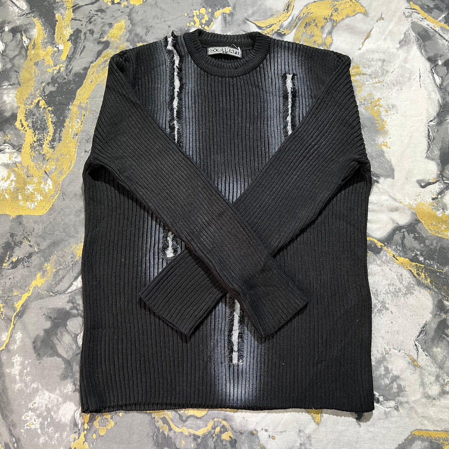 Black Ribbed Sweater