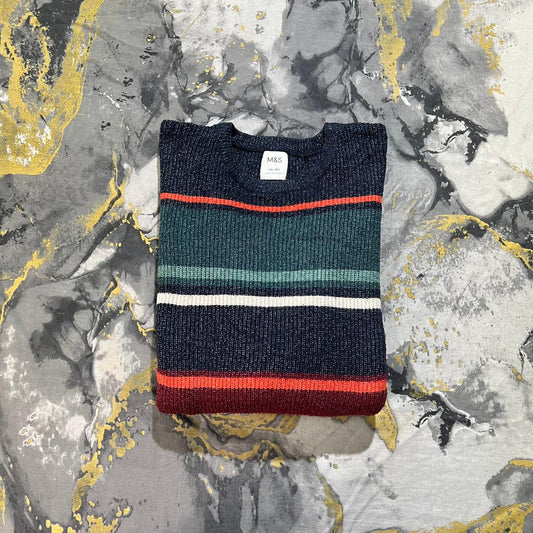 Multi-Color Knitted Sweater