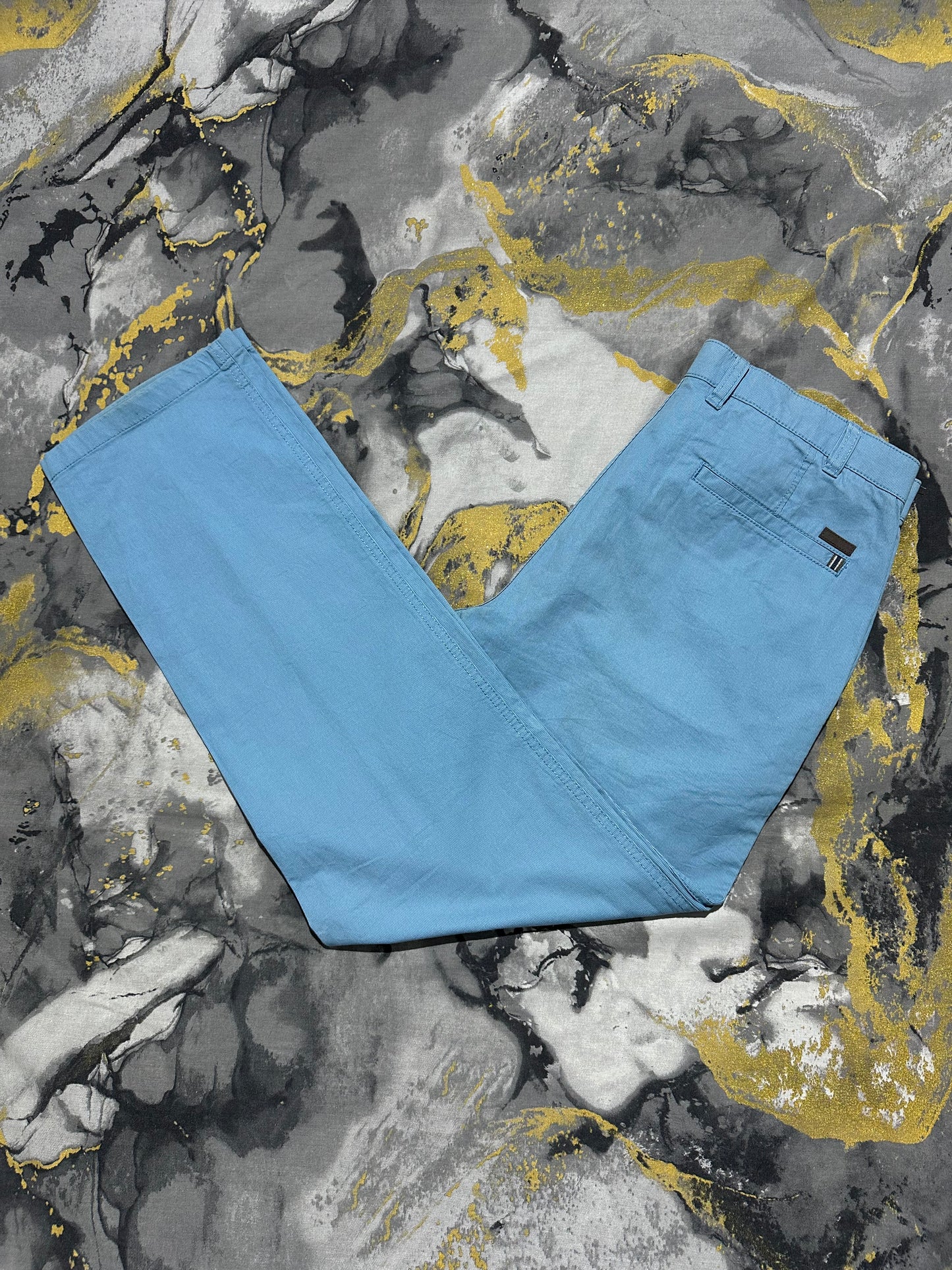 Premium Luxury Cotton Ice Blue Pants
