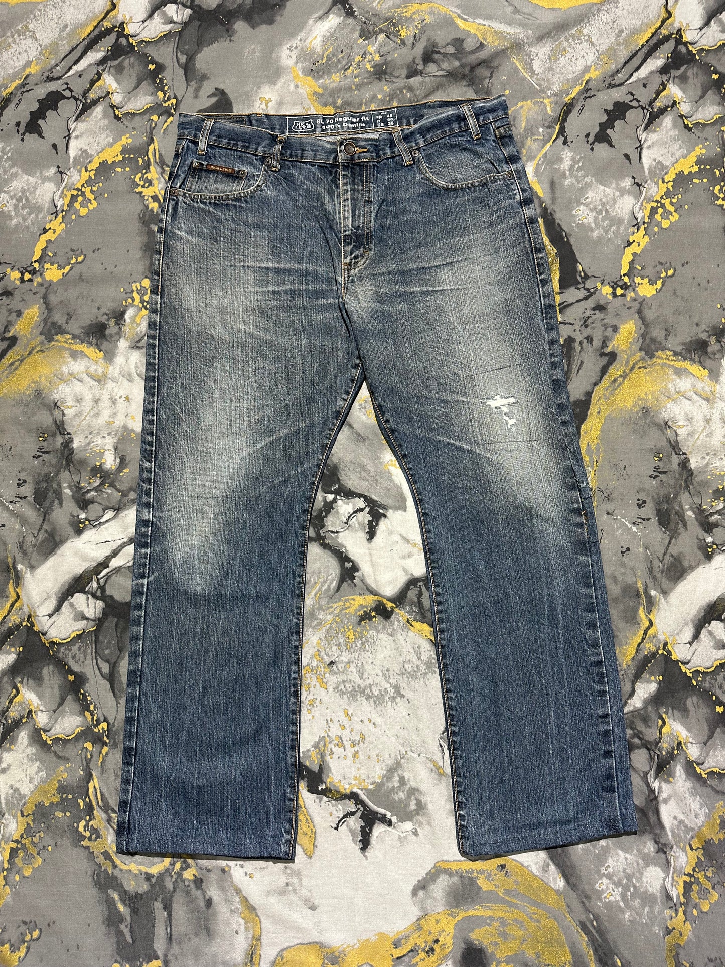 Rica Lewis Blue Black Denim