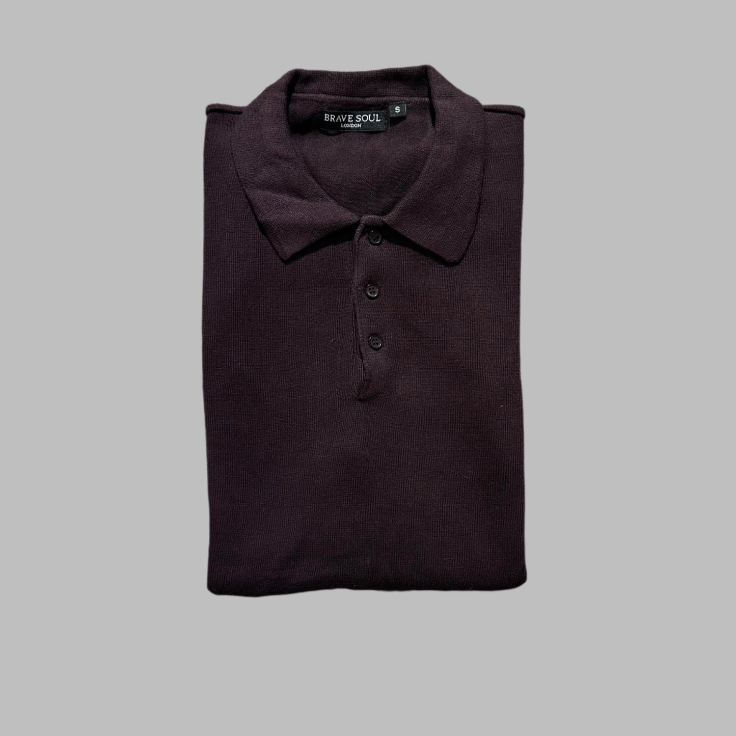 Purple Reddish Full Sleeves Polo