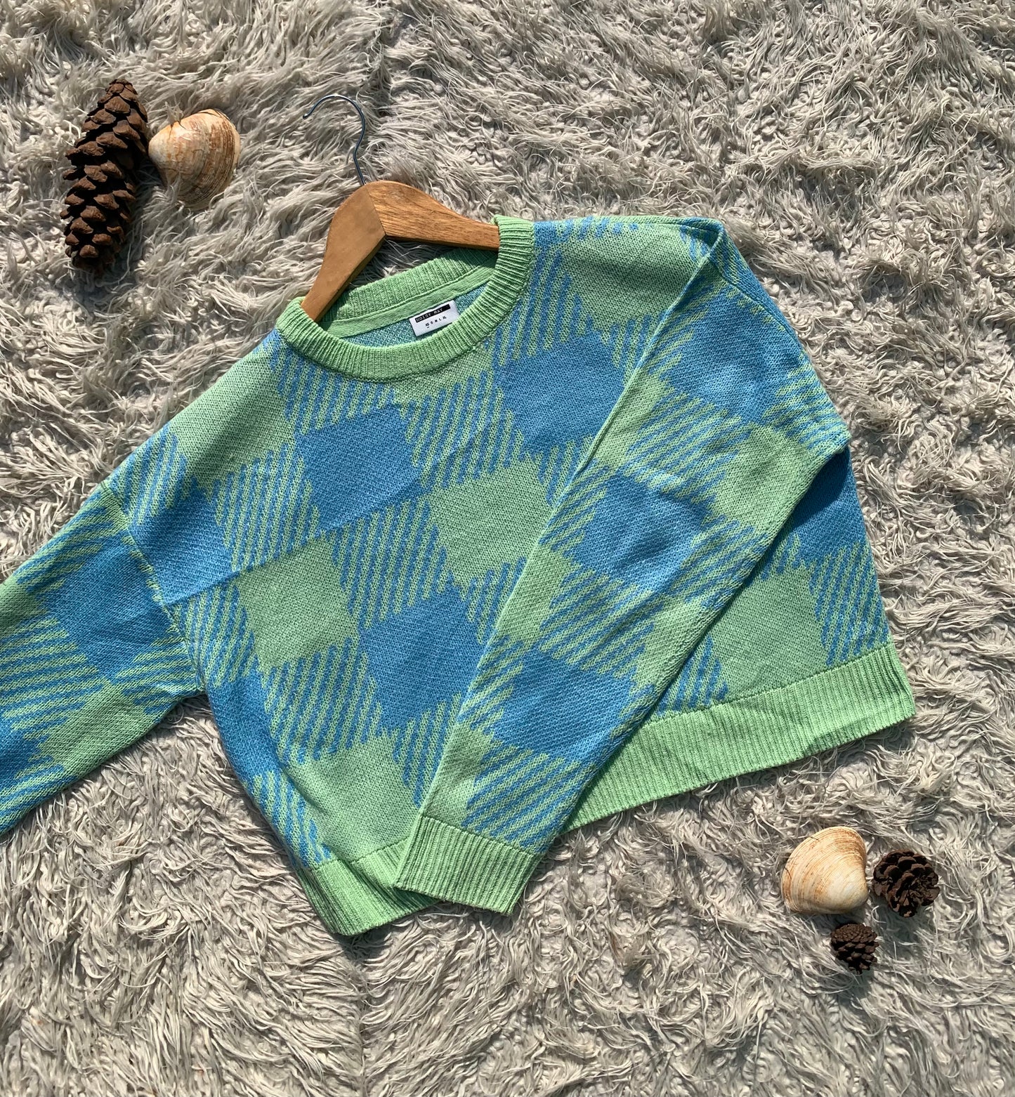 Over-Sized Multi-Color Sweater