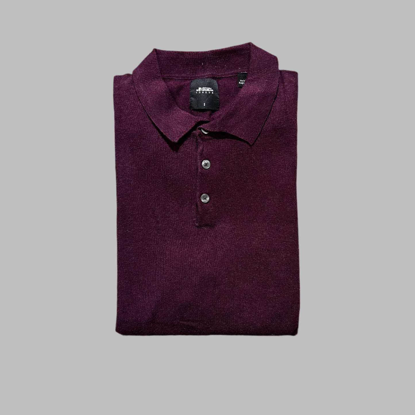 Burgundy Color Full Sleeves Polo