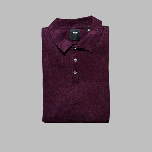Burgundy Color Full Sleeves Polo