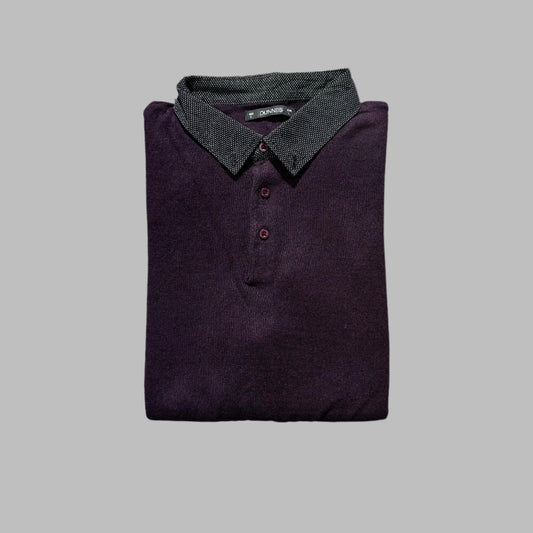 Purple Full Sleeve Polo