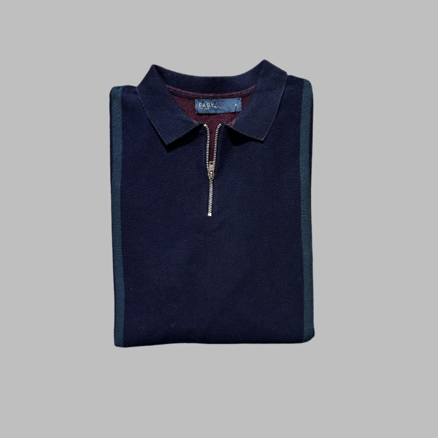 Multi Color Full Sleeves Half Zipper