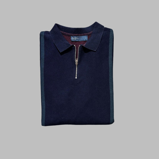 Multi Color Full Sleeves Half Zipper